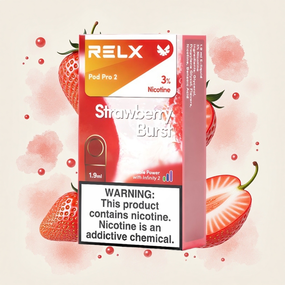 RELX Pod Pro 2（600 puffs - Strawberry Burst）徹底レビュー